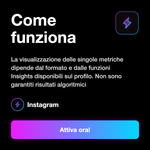 Copertura + Impression Instagram 📊 • Reach & Impressions - Come funziona: La visualizzazione delle singole metriche dipende dal formato e dalle funzioni Insights disponibili sul profilo. Non sono garantiti risultati algoritmici