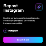 Repost Instagram 🔁 • Ripubblicazioni e Condivisioni - Repost Instagram: Servizio per aumentare le ripubblicazioni o condivisioni previste su un contenuto Instagram compatibile