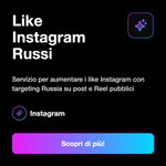 Like Instagram Russi 🇷🇺 • Engagement e Visibilità - Like Instagram Russi: Servizio per aumentare i like Instagram con targeting Russia su post e Reel pubblici