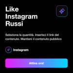 Like Instagram Russi 🇷🇺 • Engagement e Visibilità - Like Instagram Russi: Seleziona la quantità. Inserisci il link del contenuto. Mantieni il contenuto pubblico