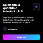 Follower Instagram Americani 🇺🇸 • USA Top Quality - Seleziona la quantità e inserisci il link: Dopo aver scelto il numero di follower, basta fornire il link del tuo profilo e noi inizieremo a lavorare subito per te