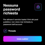 Like Threads italiani - Nessuna password richiesta