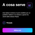 Like Threads italiani - A cosa serve
