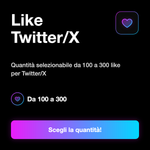 Like X / Twitter Cina 🇨🇳 • Pacchetti da 100 a 5.000 like