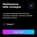COMMENTI X / TWITTER DA PROFILI CRYPTO REALI ₿ • UTENTI ATTIVI, SENZA BOT E AD ALTA STABILITÀ - Distribuzione delle consegne: L'erogazione graduale delle interazioni evita picchi innaturali e mantiene un'attività più duratura sul post