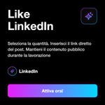 Like LinkedIn 👍 • Engagement Post - Like LinkedIn: Seleziona la quantità. Inserisci il link diretto del post. Mantieni il contenuto pubblico durante la lavorazione