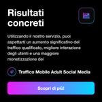 Traffico mobile adult - requisiti e compatibilità