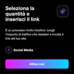 Visite mobile per sito web - quantità selezionabili