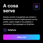 OnlyFans Report 🚫 • Analisi Profilo - A cosa serve: Questo servizio è progettato per aiutarti a identificare le aree di miglioramento nel tuo profilo, capire meglio il tuo pubblico e aumentare i tuoi guadagni su OnlyFans