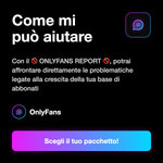 OnlyFans Report 🚫 • Analisi Profilo - Come mi può aiutare: Con il 🚫 ONLYFANS REPORT 🚫, potrai affrontare direttamente le problematiche legate alla crescita della tua base di abbonati