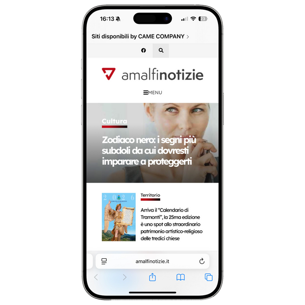 articolo su amalfinotizie.it sensibile