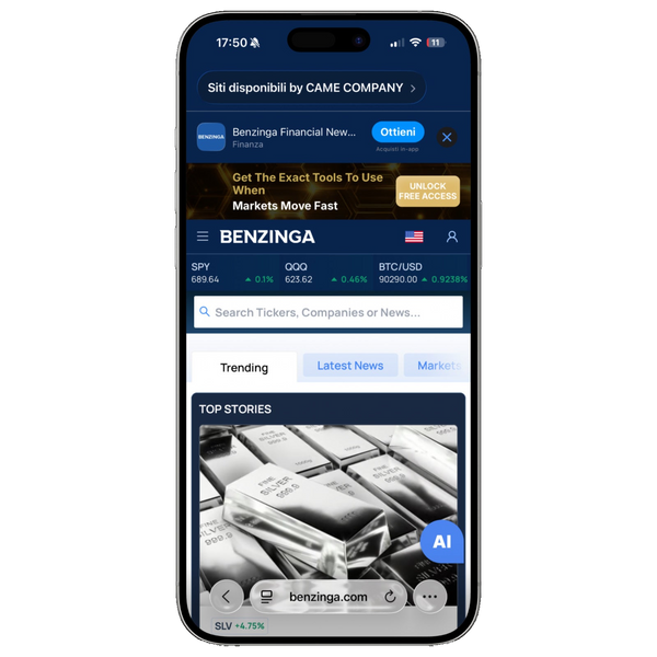 articolo su benzinga.com
