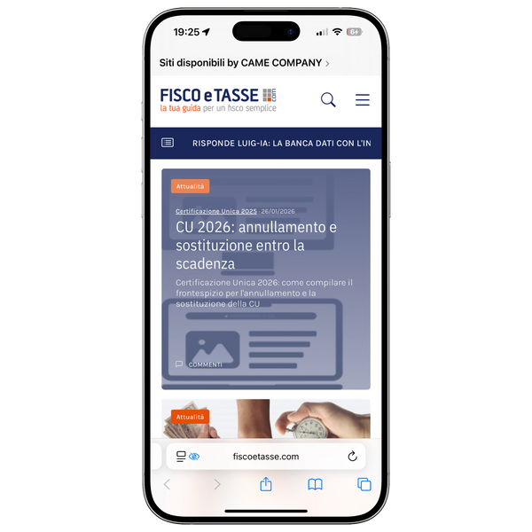 articolo su fiscoetasse.com