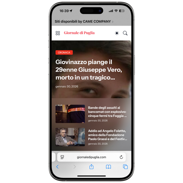 articolo su giornaledipuglia.com