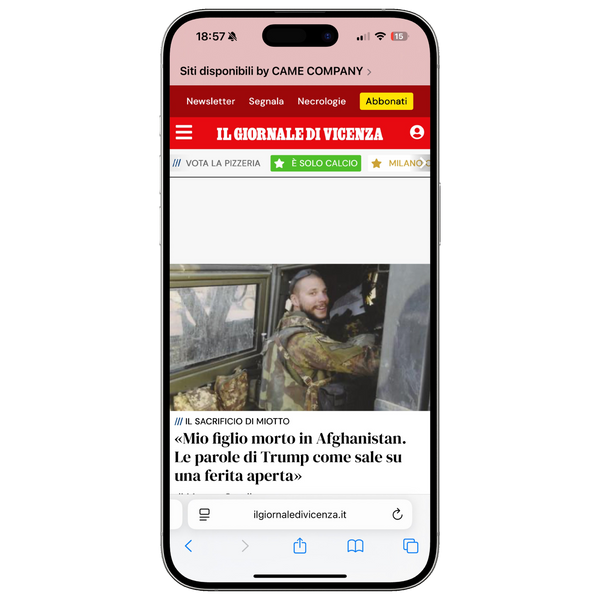 articolo su ilgiornaledivicenza.it
