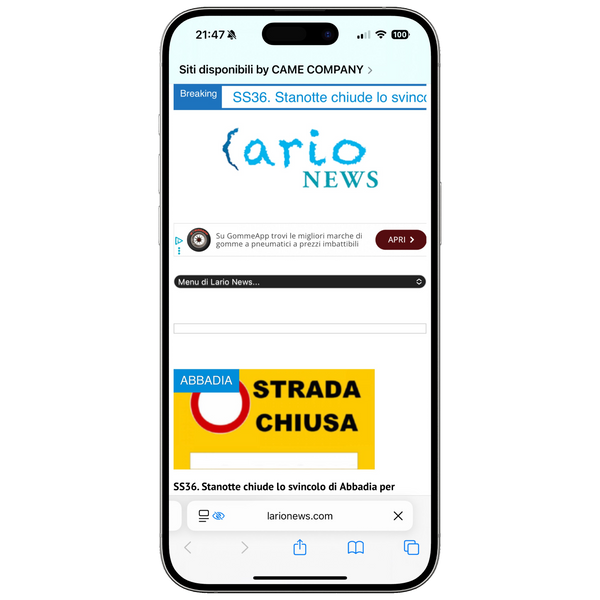 articolo su larionews.com