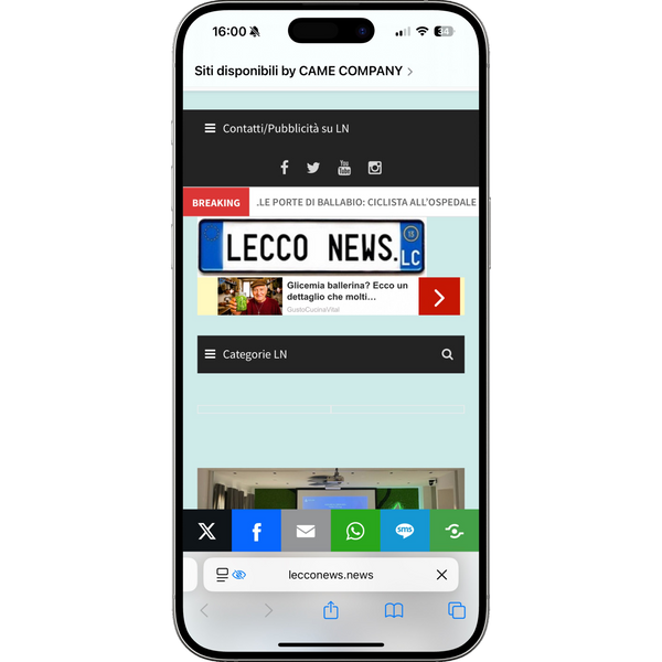 articolo su lecconews.news