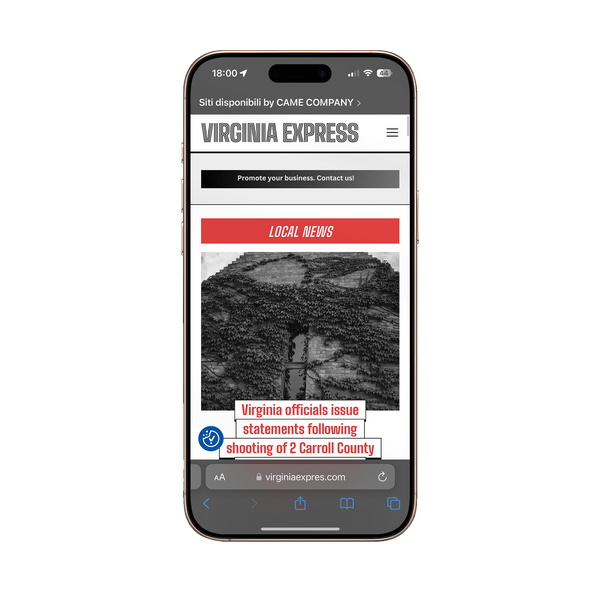 Articolo su virginiaexpres.com