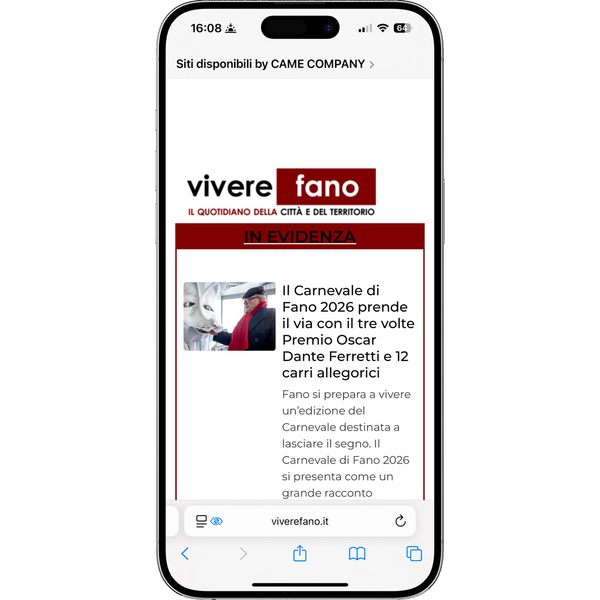 articolo su VivereFano.com