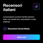 RECENSIONI AMAZON ITALIANE • Account Reali - Recensori italiani: La lavorazione avviene tramite persone reali, non tramite bot, automatismi o testi duplicati