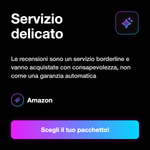 RECENSIONI AMAZON ITALIANE • Account Reali - Servizio delicato: Le recensioni sono un servizio borderline e vanno acquistate con consapevolezza, non come una garanzia automatica