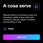 Risposte ai commenti TikTok - A cosa serve