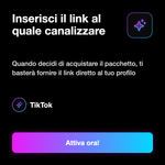SBLOCCA DIRETTE TIKTOK - Inserisci il link al quale canalizzare: Quando decidi di acquistare il pacchetto, ti basterà fornire il link diretto al tuo profilo