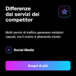 WEBSITE TRAFFIC NICHE - Differenze dai servizi dei competitor: Molti servizi di traffico generano visitatori casuali, ma il nostro è altamente mirato
