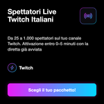 Spettatori live Twitch italiani - Spettatori Live Twitch Italiani