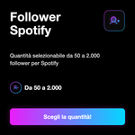 Follower Spotify Messico 🇲🇽 • Crescita Profilo - Follower Spotify: Quantità selezionabile da 50 a 2.000 follower per Spotify