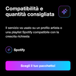 Follower Spotify Messico 🇲🇽 • Crescita Profilo - Compatibilità e quantità consigliata: Il servizio va usato su un profilo artista o una playlist Spotify compatibile con la crescita richiesta