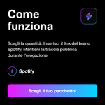Ascolti Spotify Radio 📻 • Riproduzioni Brano - Come funziona: Scegli la quantità. Inserisci il link del brano Spotify. Mantieni la traccia pubblica durante l’erogazione