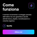 Follower Spotify USA 🇺🇸 • Crescita Profilo - Come funziona: Il servizio incrementa il conteggio previsto dall’ordine ma non garantisce ascolti, attività futura, playlist, monetizzazione o crescita organica