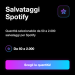 Salvataggi Spotify USA 🇺🇸 • Saves Brano - Salvataggi Spotify: Quantità selezionabile da 50 a 2.000 salvataggi per Spotify