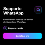 Supporto e coordinamento del servizio via WhatsApp