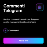 Commenti Telegram India 🇮🇳 • Engagement Post - Commenti Telegram: Servizio commenti pensato per Telegram, gestito manualmente dal nostro team