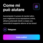 Membri Telegram 👥 • Telegram Members - Come mi può aiutare: Aumentando il numero di membri attivi, puoi migliorare la tua reputazione online, attrarre potenziali clienti e creare una comunità di supporto attorno al tuo brand