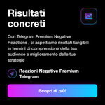 Telegram Negative Reactions 👎 • Indicazioni acquisto