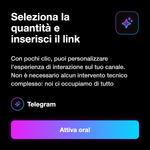 Premium Reactions Telegram 💎 • Selezione quantità