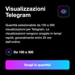 Visualizzazioni Telegram Russia 🇷🇺 • Russian Views - Visualizzazioni Telegram: Quantità selezionabile da 100 a 300 visualizzazioni per Telegram. Le visualizzazioni vengono erogate in tempi rapidi, generalmente entro 24 ore dall'ordine