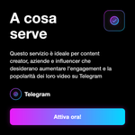 Visualizzazioni Telegram Russia 🇷🇺 • Russian Views - A cosa serve: Questo servizio è ideale per content creator, aziende e influencer che desiderano aumentare l'engagement e la popolarità dei loro video su Telegram