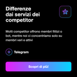 Membri Telegram Turchia 🇹🇷✅💎 • Turkish Members - Differenze dai servizi dei competitor: Molti competitor offrono membri fittizi o bot, mentre noi ci concentriamo solo su membri veri e attivi