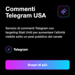 Commenti Telegram USA 🇺🇸 • Engagement Post - Commenti Telegram USA: Servizio di commenti Telegram con targeting Stati Uniti per aumentare l’attività visibile sotto un post pubblico del canale