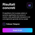 Membri Telegram USA 🇺🇸 • USA Members - Risultati concreti: Ci aspettiamo che tu possa vedere un aumento significativo nel numero di membri, nella qualità delle interazioni e nel coinvolgimento generale del tuo canale