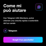 Membri Telegram USA 🇺🇸 • USA Members - Come mi può aiutare: Con Telegram USA Members, potrai ottenere una crescita rapida e sostenibile del tuo canale