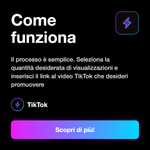 Visualizzazioni TikTok Italia Random 🇮🇹 • come inserire il link video