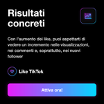 Like TikTok Internazionali 🌏 • TikTok Likes - Risultati concreti: Con l'aumento dei like, puoi aspettarti di vedere un incremento nelle visualizzazioni, nei commenti e, soprattutto, nei nuovi follower