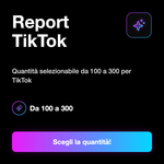 TikTok Report 🚫 • Segnalazione Contenuti - Report TikTok: Quantità selezionabile da 100 a 300 per TikTok