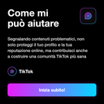 TikTok Report 🚫 • Segnalazione Contenuti - Come mi può aiutare: Segnalando contenuti problematici, non solo proteggi il tuo profilo e la tua reputazione online, ma contribuisci anche a costruire una comunità TikTok più sana
