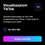 TikTok Views 👁️ • Pacchetti quantità
